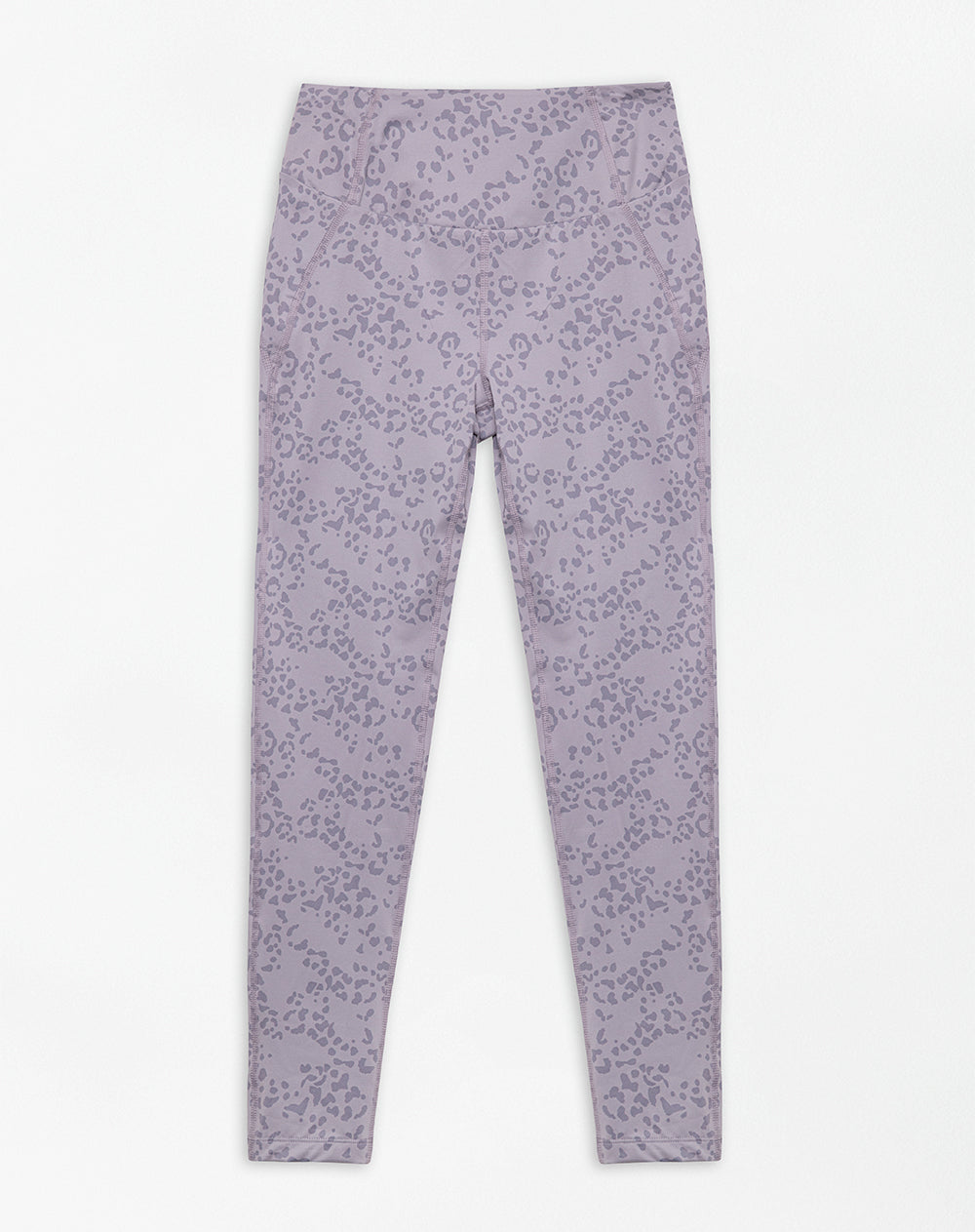 Legging tiro medio gris estampado