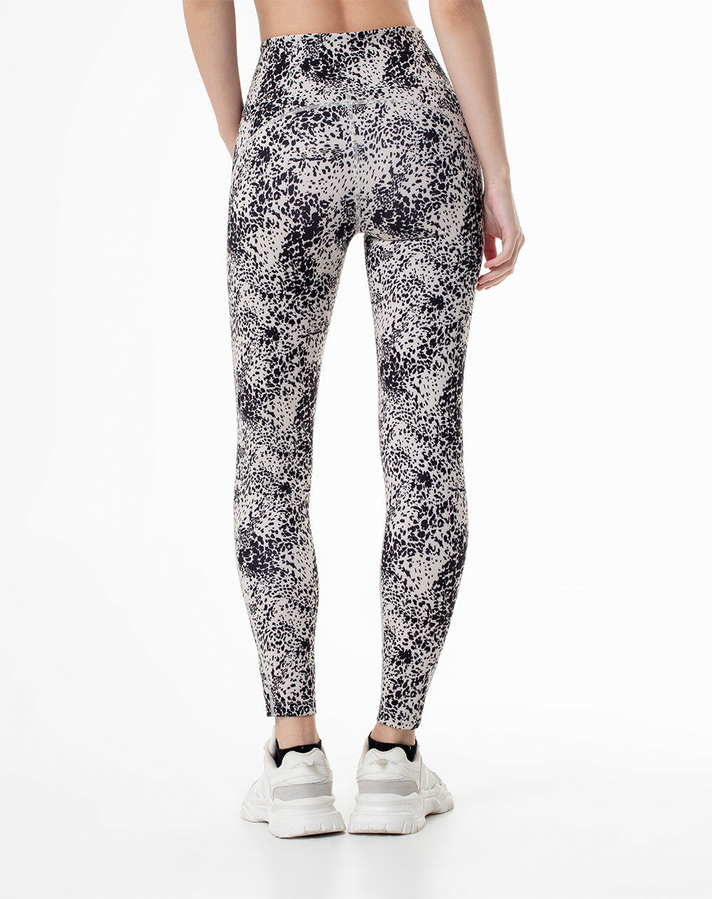 Legging tiro medio habano estampado