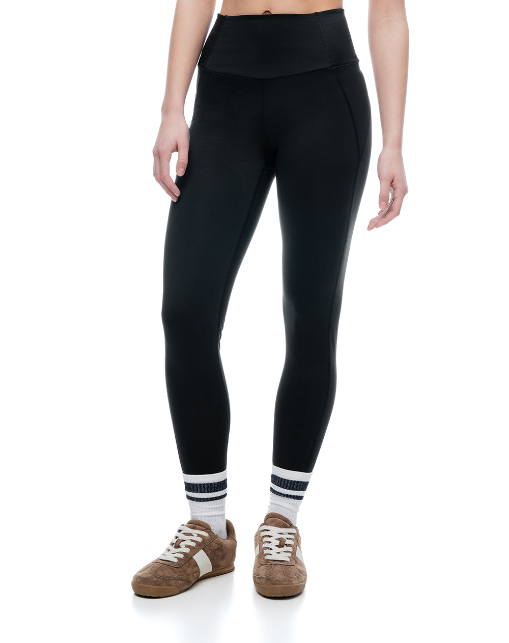 Legging deportivo secado rápido negro mujer