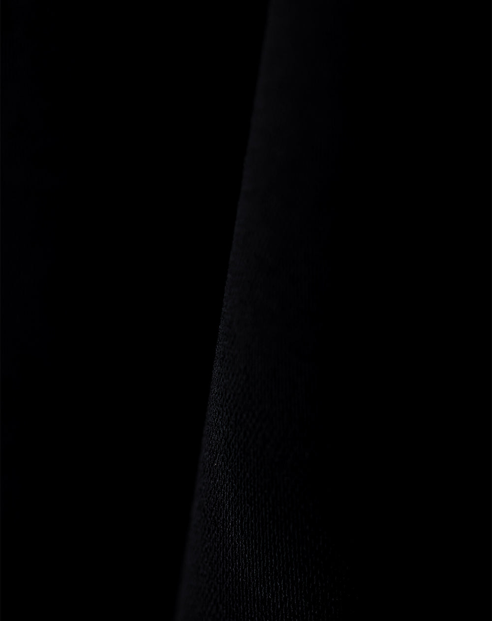 Pantalón recto tiro alto con cordón de ajuste negro para mujer