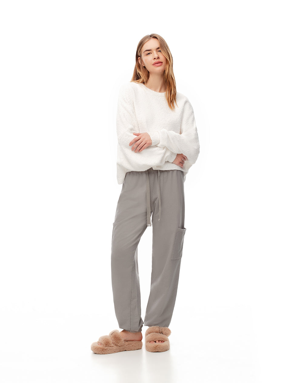 Buzo relaxed fit crudo