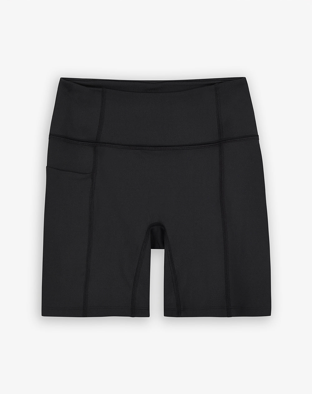 Biker deportivo soporte abdomen negro mujer