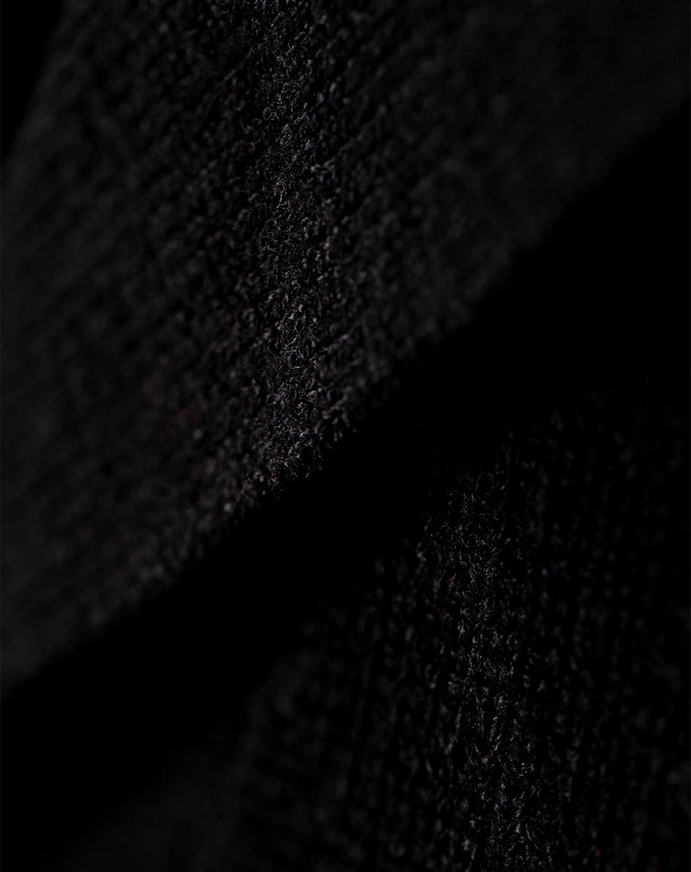 Chaleco oversized fit sin capucha negro