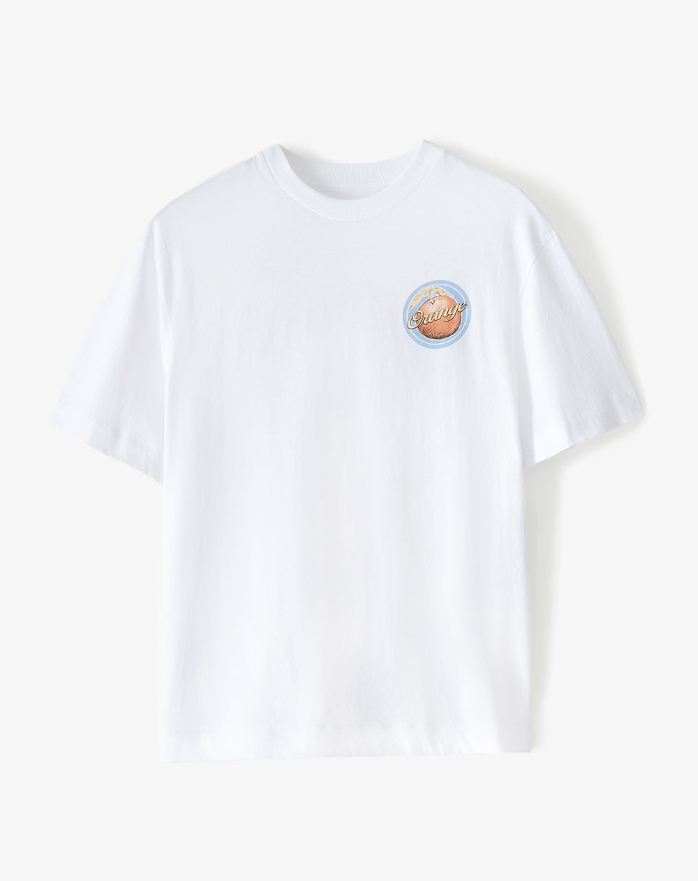 Camiseta oversize algodón estampada mujer