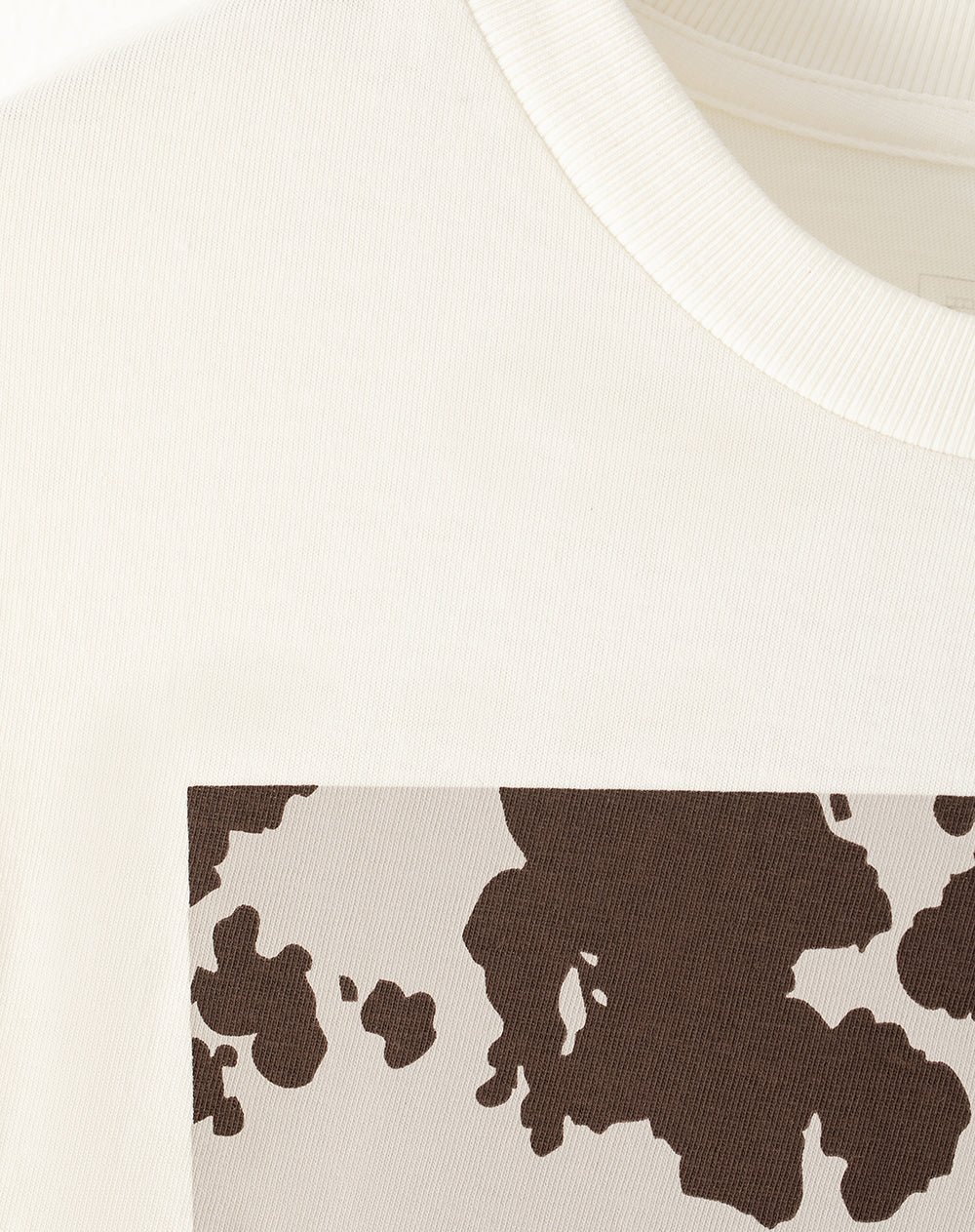 Camiseta relaxed fit manga corta habana