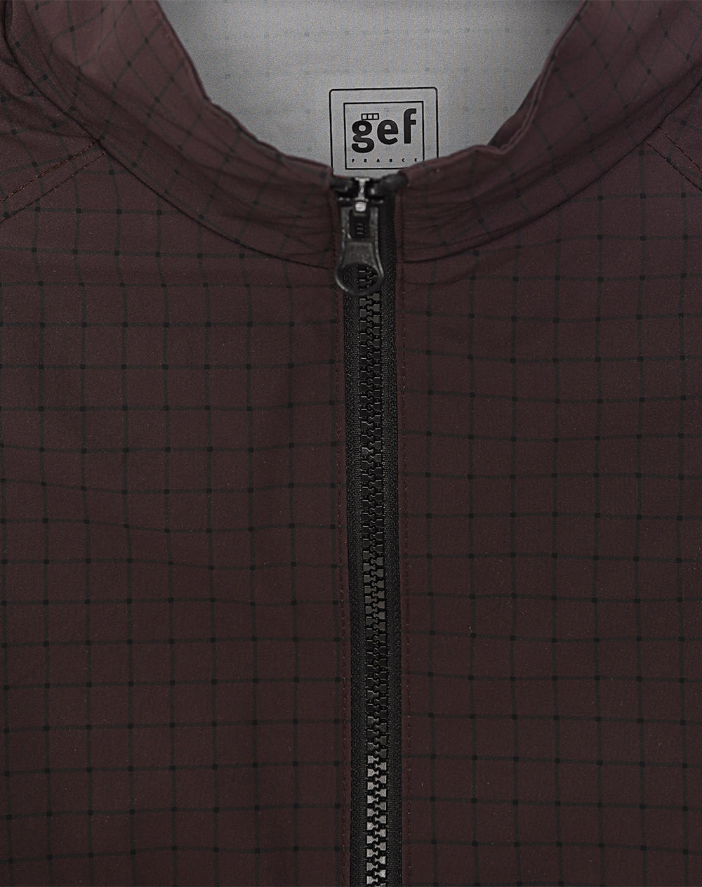 Chaqueta regular sin capucha morado estampado mujer