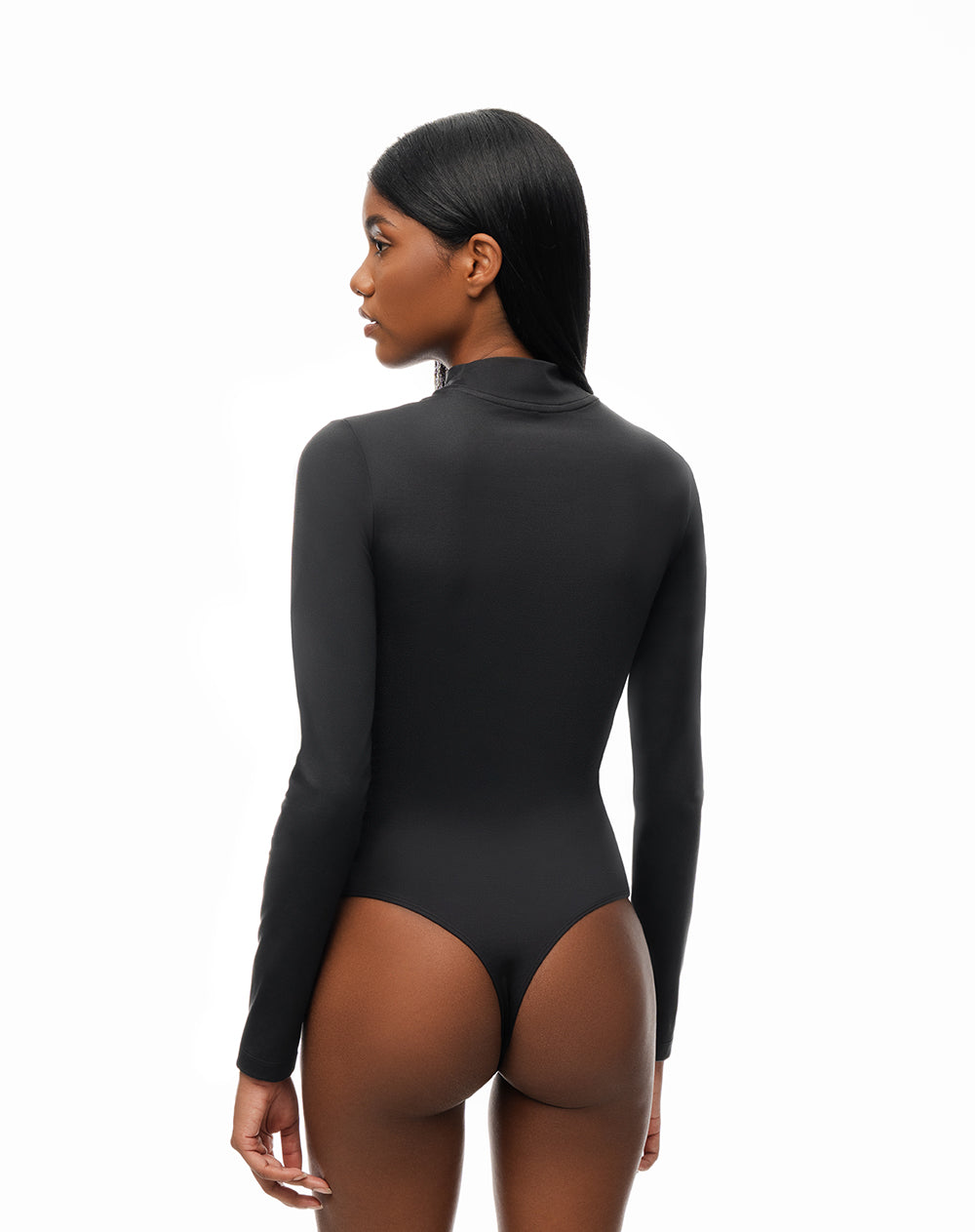Body manga larga negro mujer
