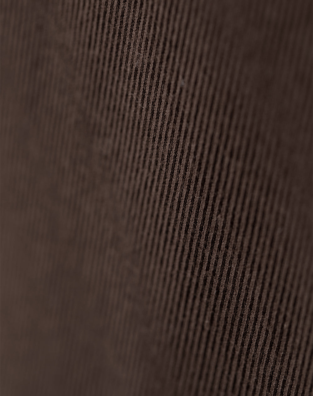 Vestido corto en rib chocolate
