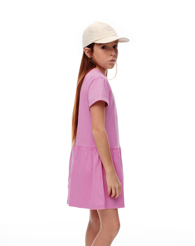 Vestido corto rosado