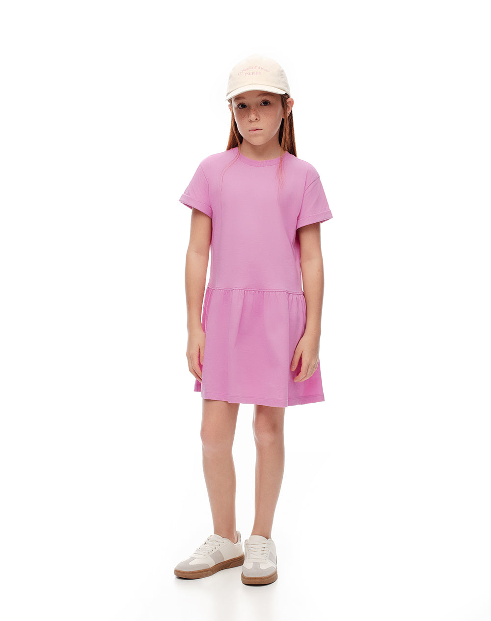 Vestido corto rosado