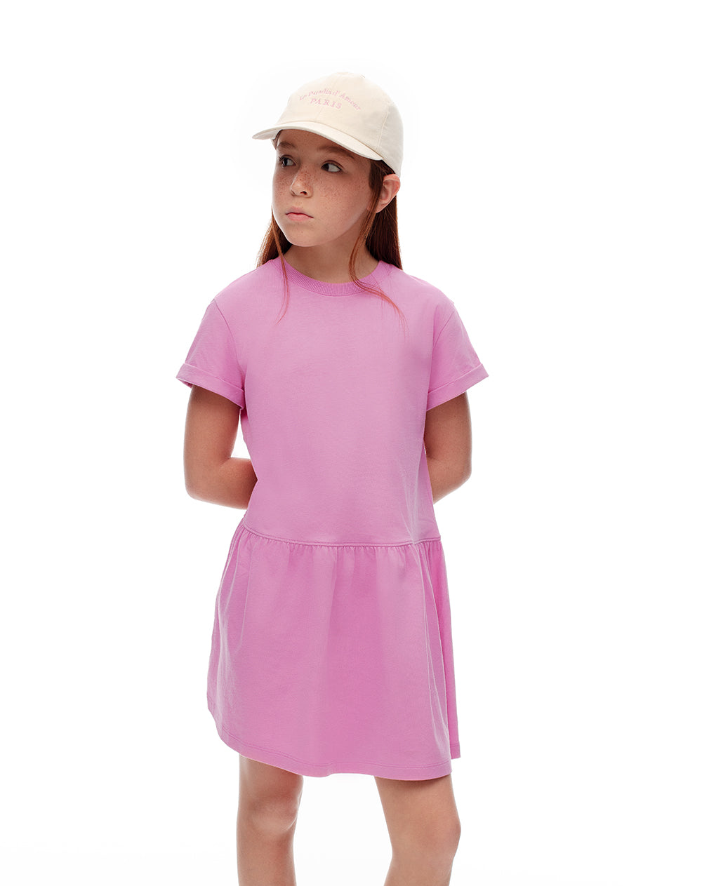 Vestido corto rosado