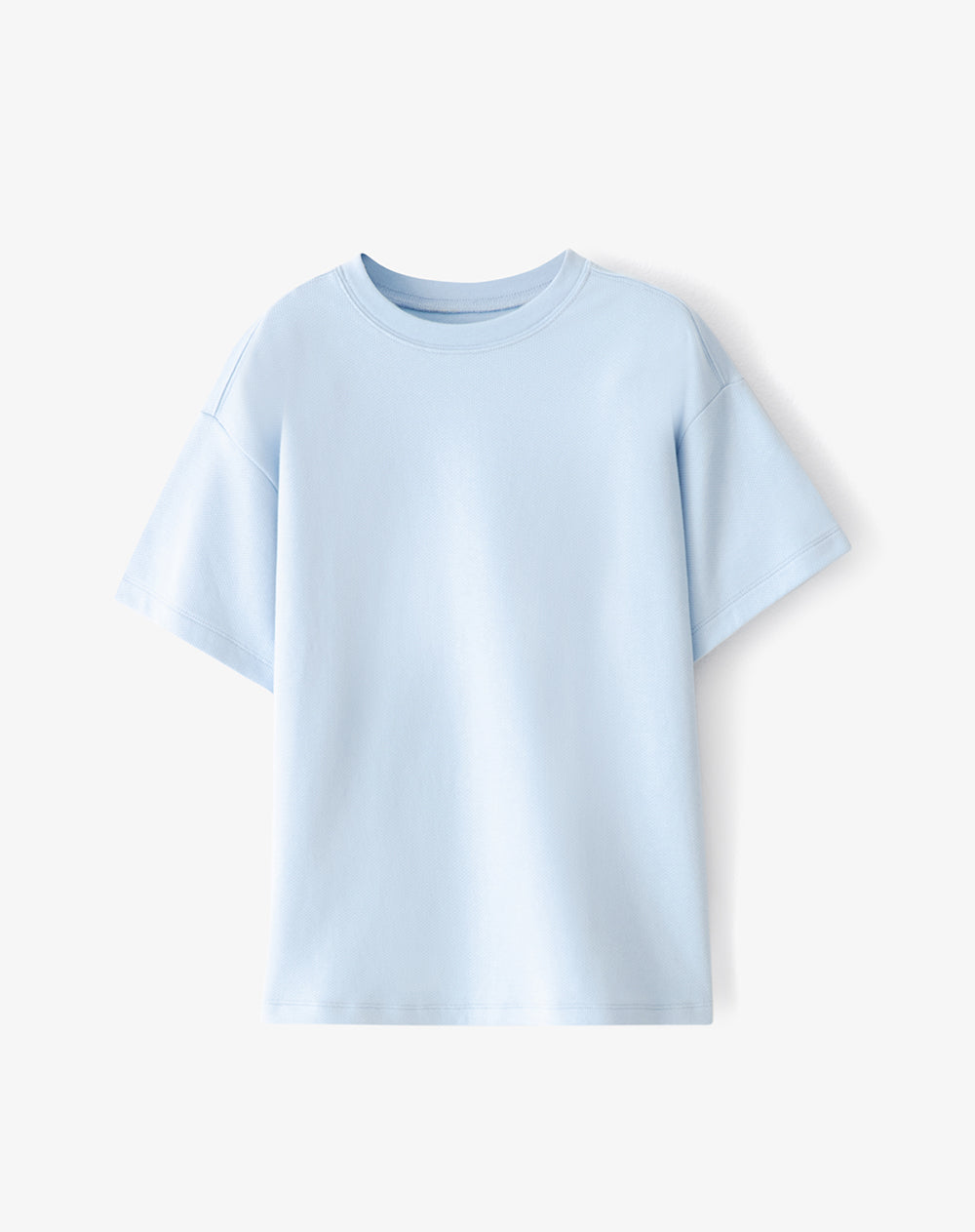 Camiseta regular fit manga corta azul
