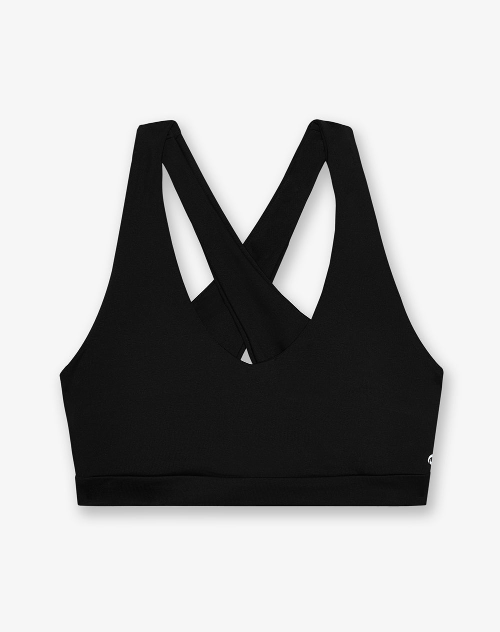Top deportivo soporte medio negro