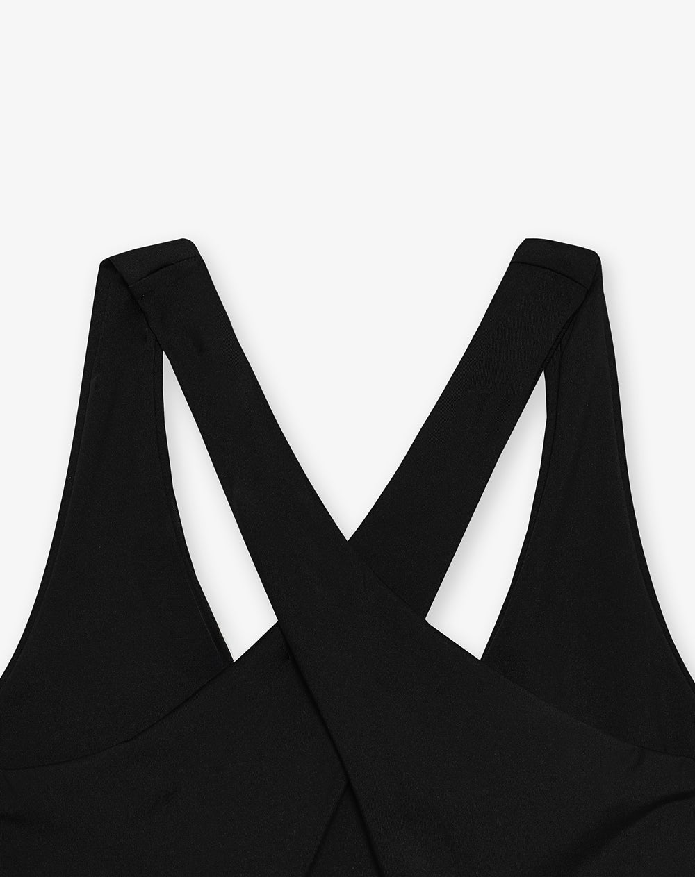 Top deportivo soporte medio negro