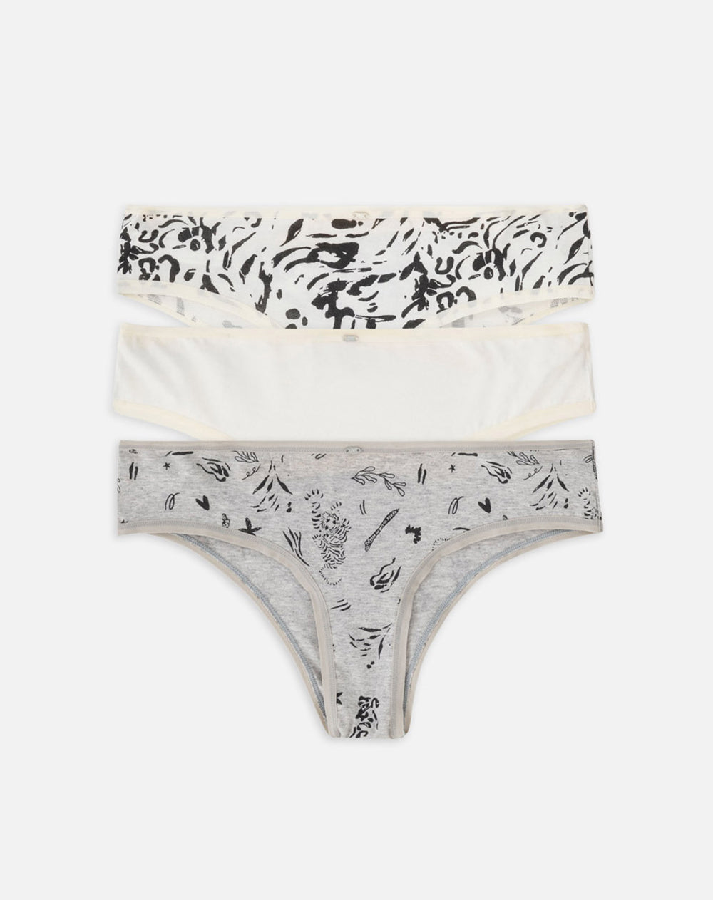 Panty cachetero  x3unds surtido