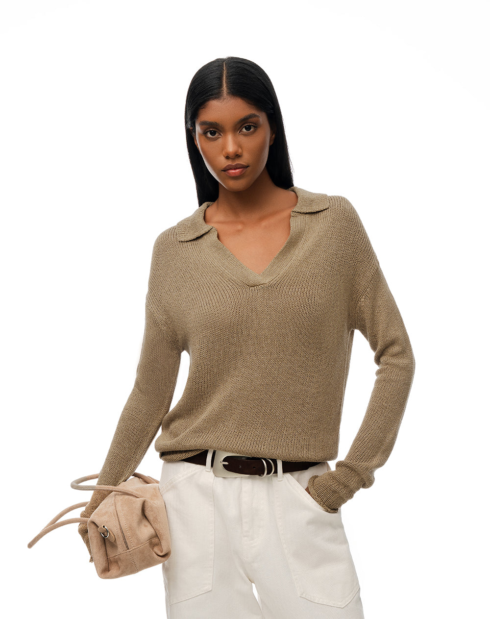 Buzo regular fit kaki