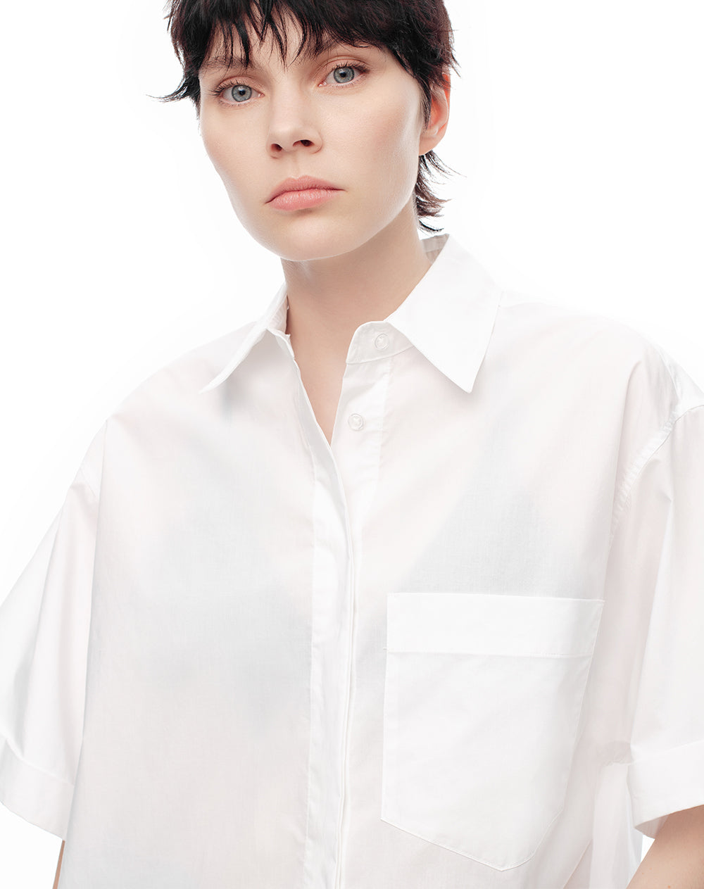 Camisa oversized fit blanca