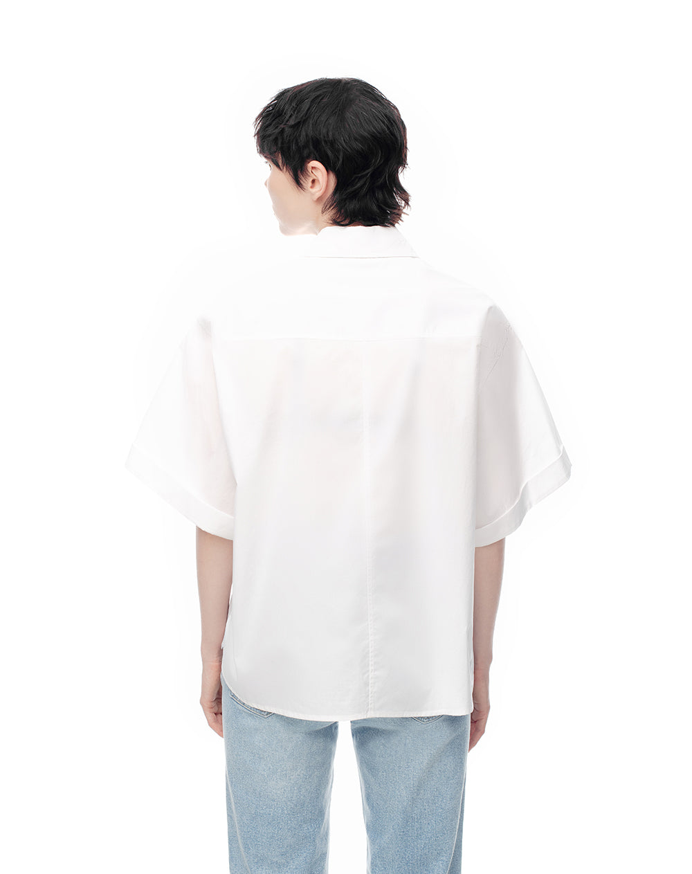 Camisa oversized fit blanca