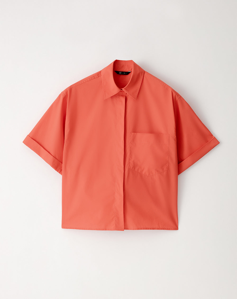 Camisa oversized fit naranja