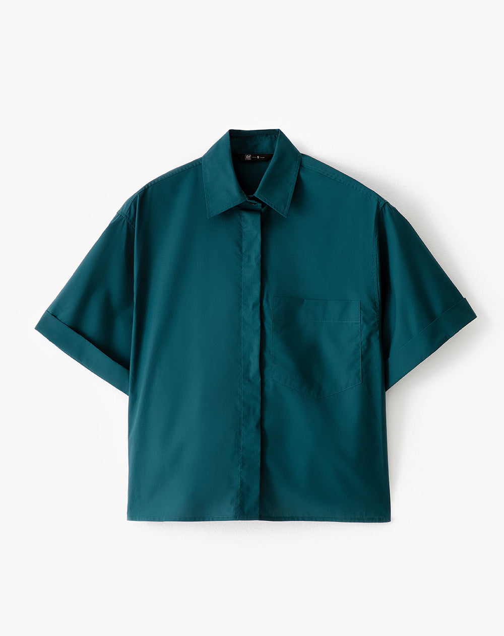 Camisa oversized fit verde