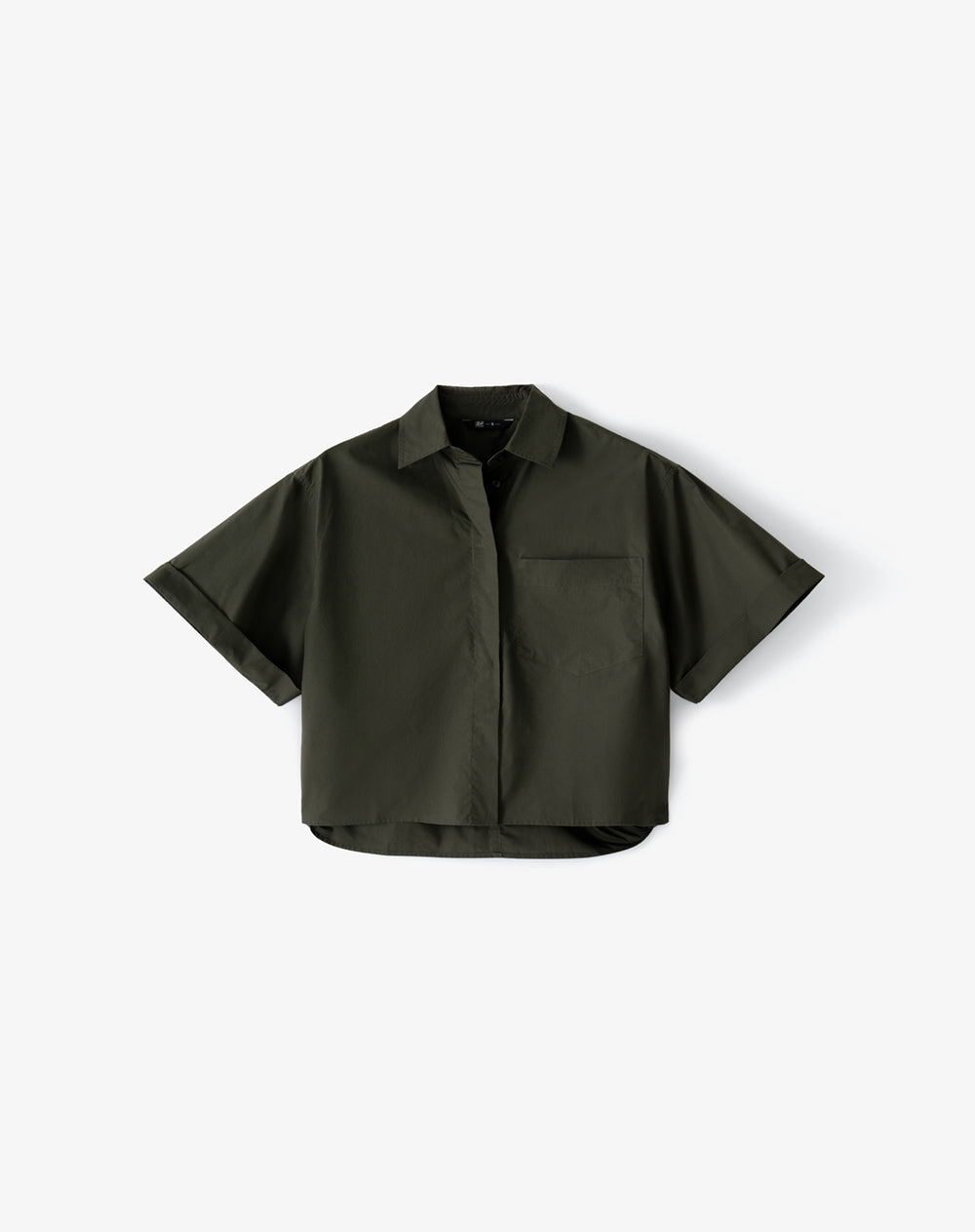 Camisa oversize verde mujer