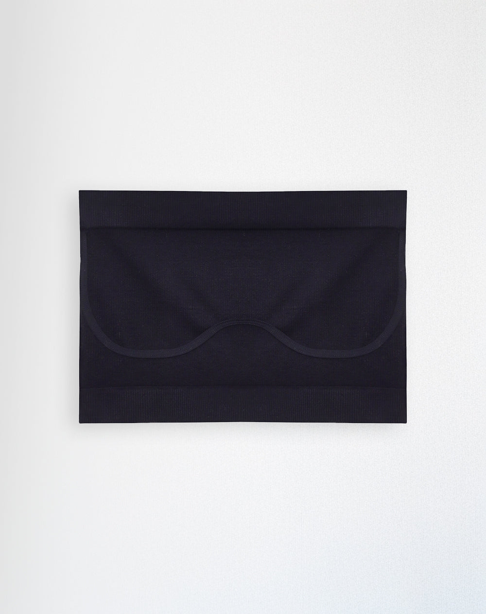 Top strapless soporte medio negro