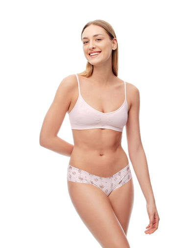 Panty cachetero invisible estampado