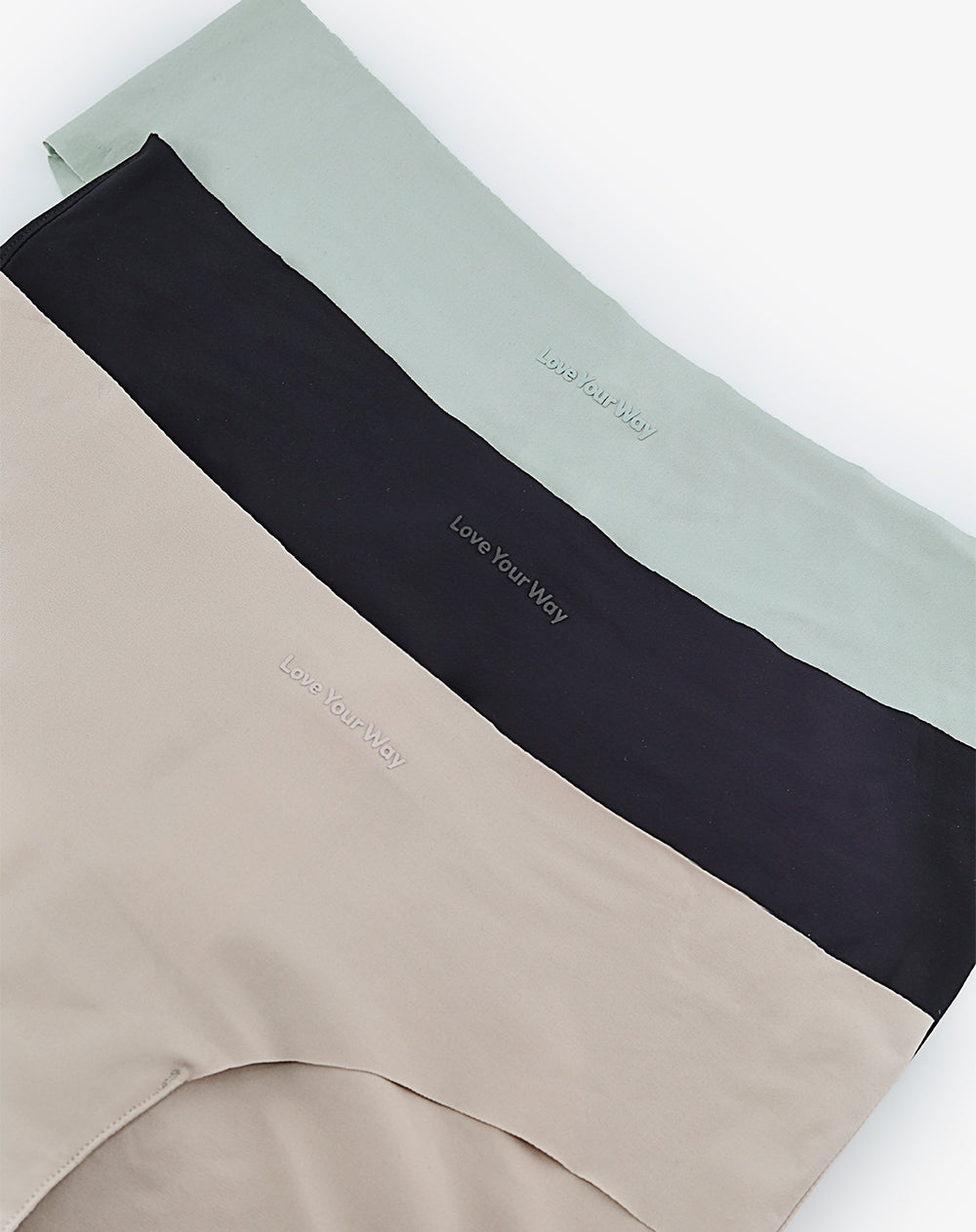3 pantys boxer en punto tiro medio surtido mujer