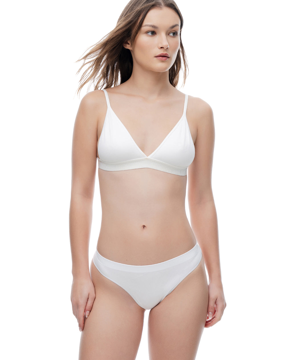 Panty tipo tanga seamless tiro medio x3unds surtido mujer