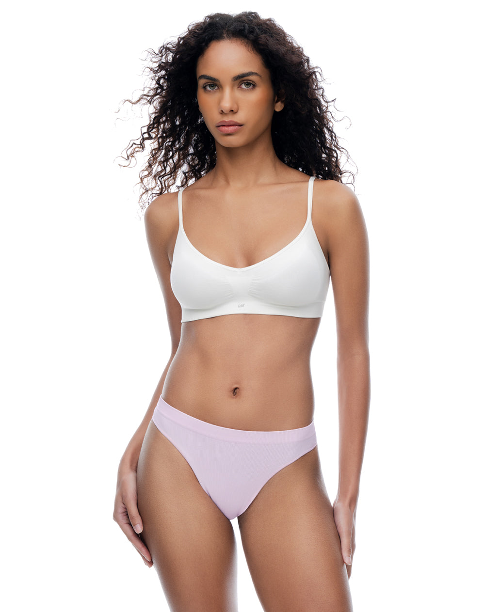 Panty tipo tanga seamless tiro medio x3unds surtido mujer