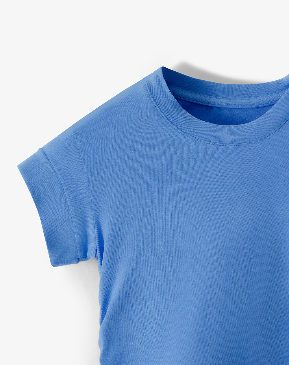 Camiseta ted manga corta azul niña