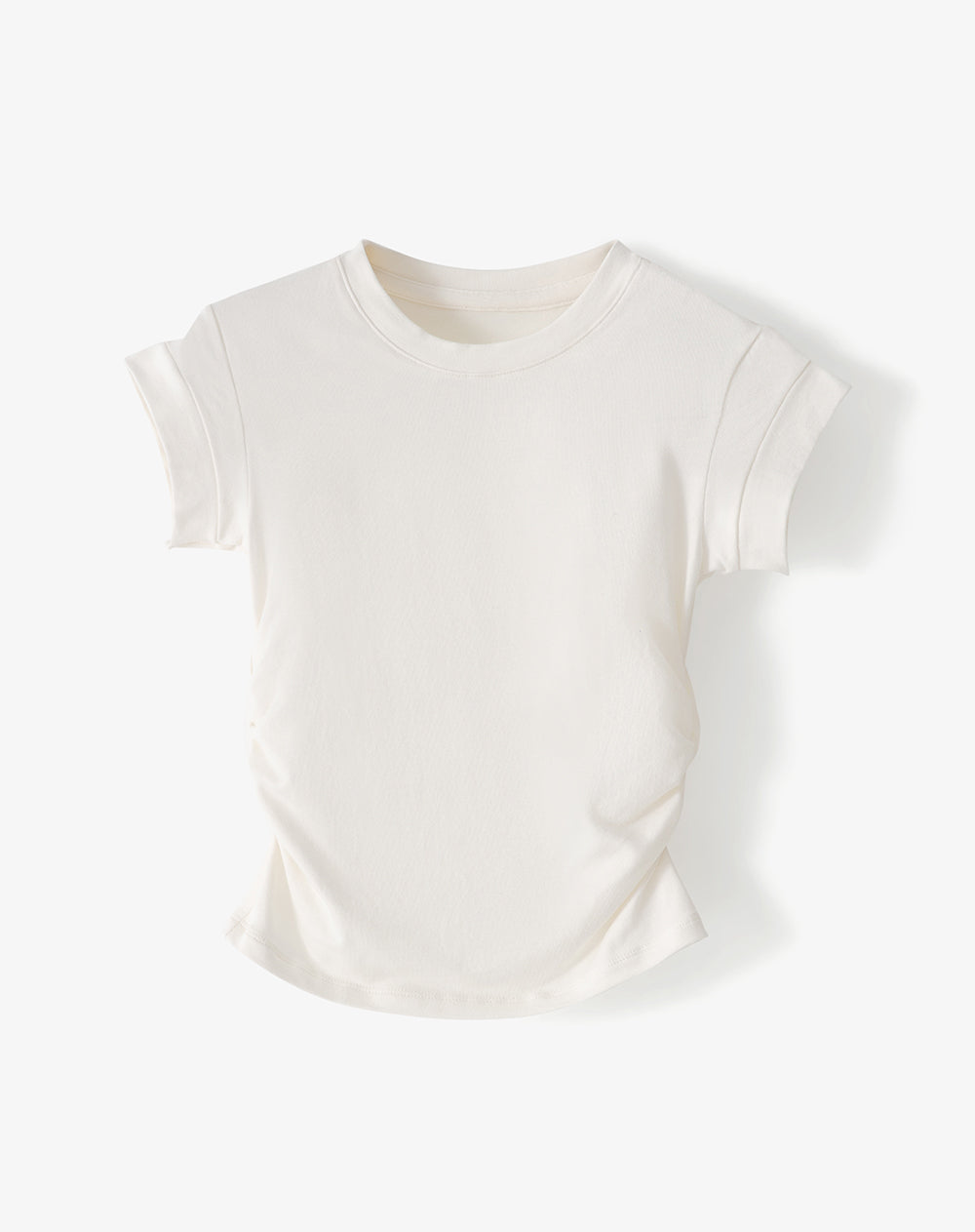Camiseta regular blanca niña