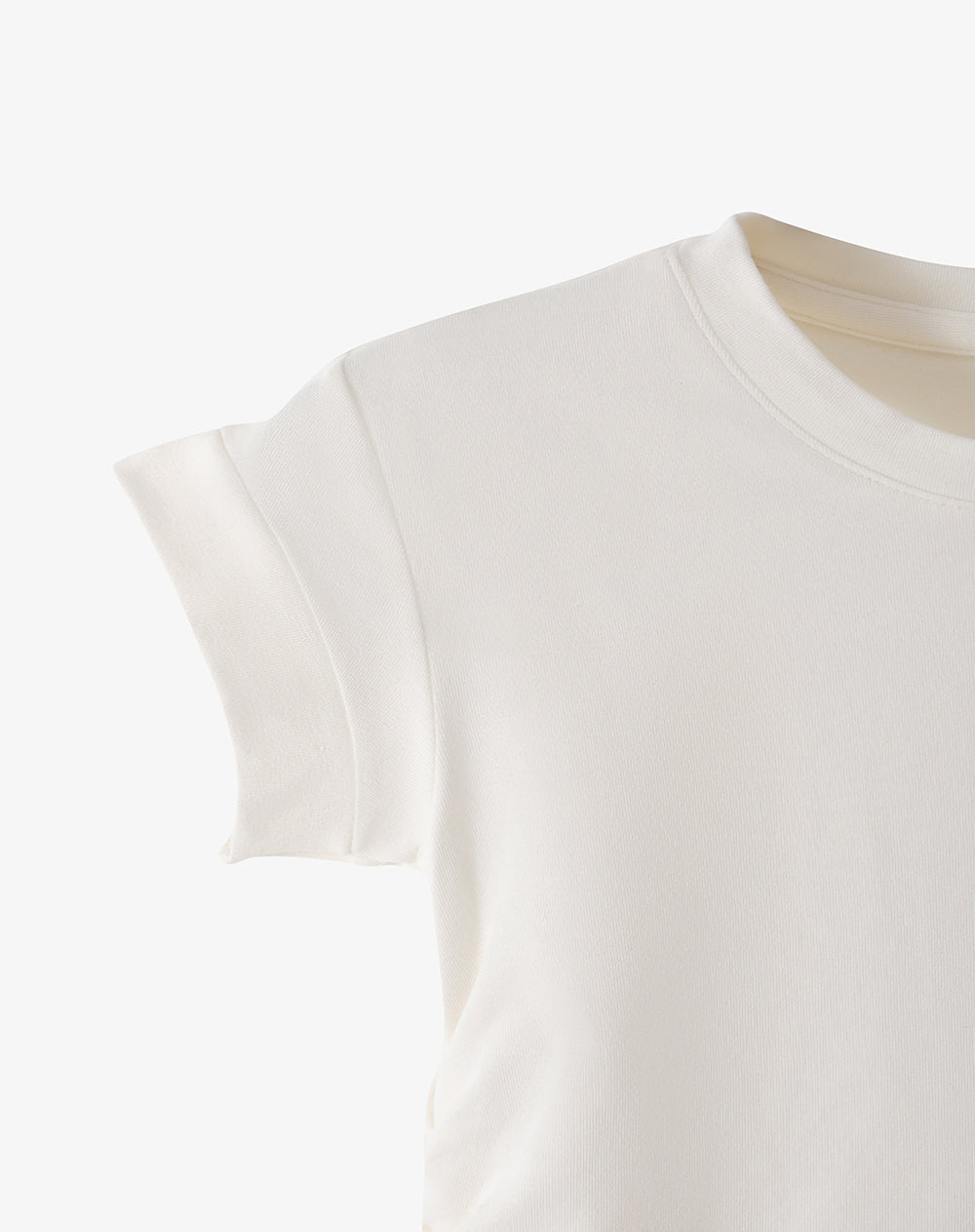 Camiseta regular blanca niña