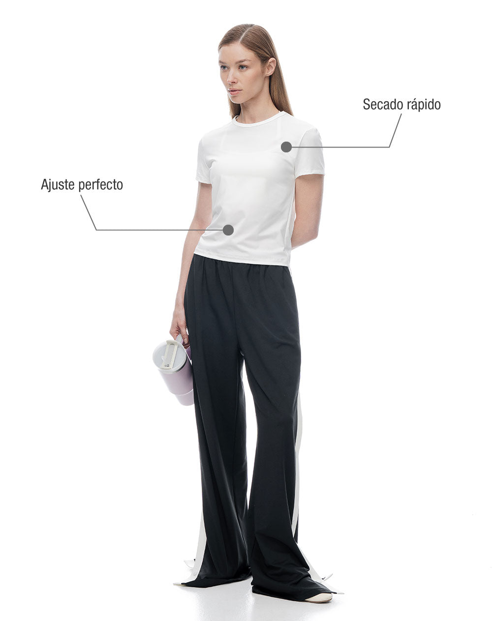 Camiseta + legging deportivo mujer