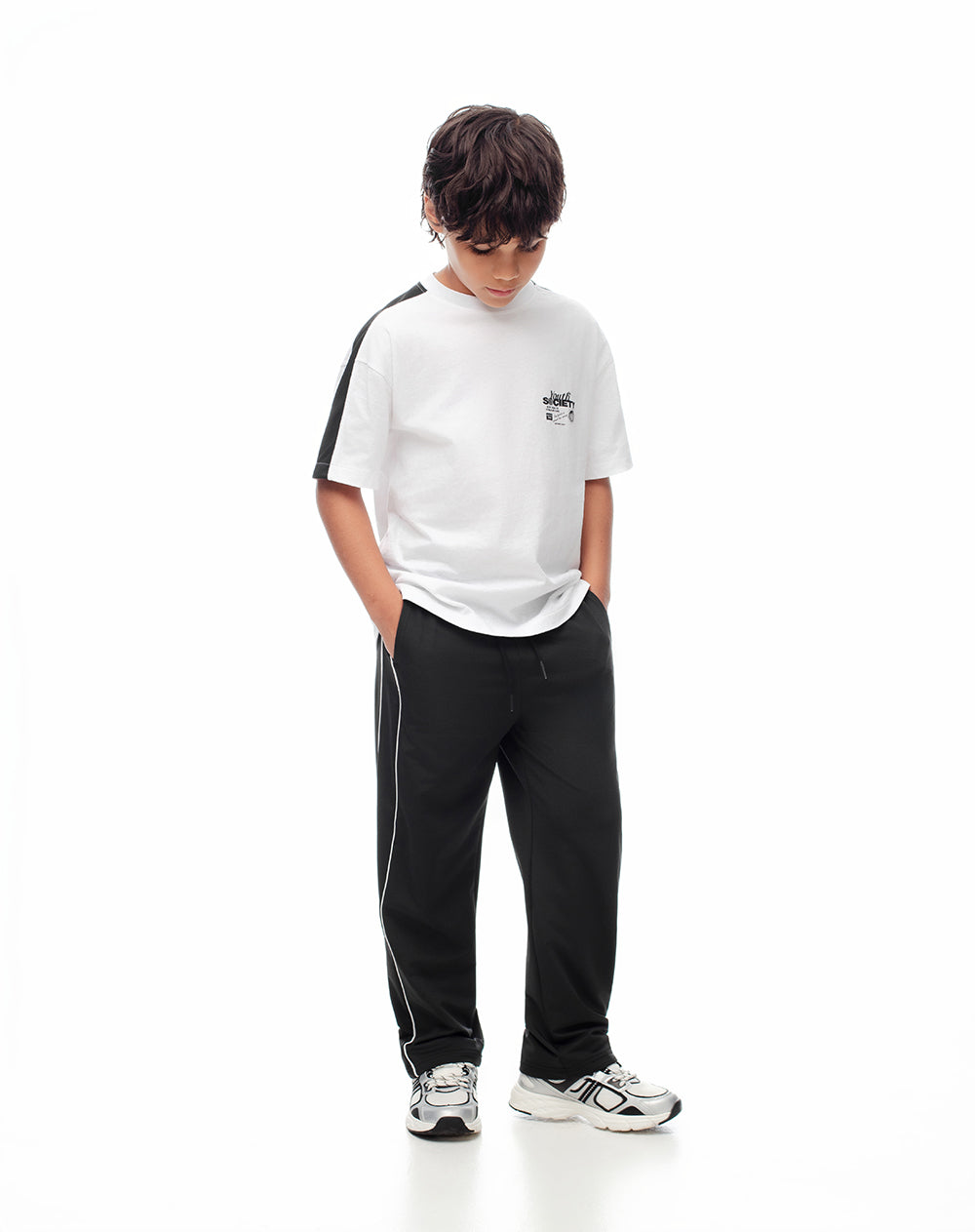 Camiseta regular fit manga corta blanca