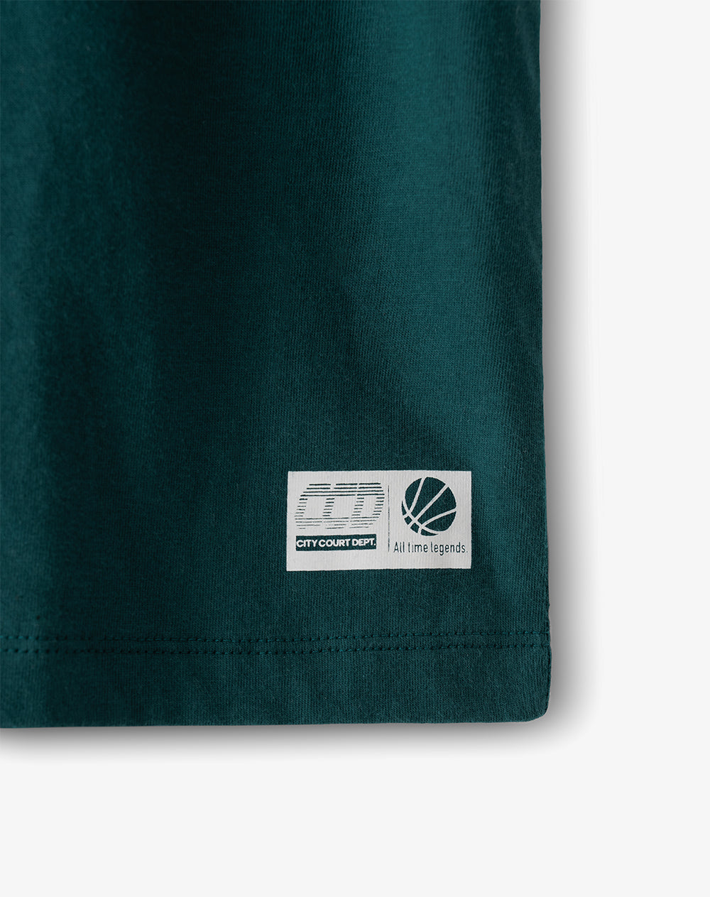Camiseta regular manga corta verde niño