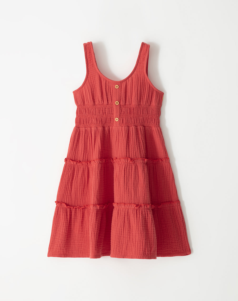 Vestido corto naranja