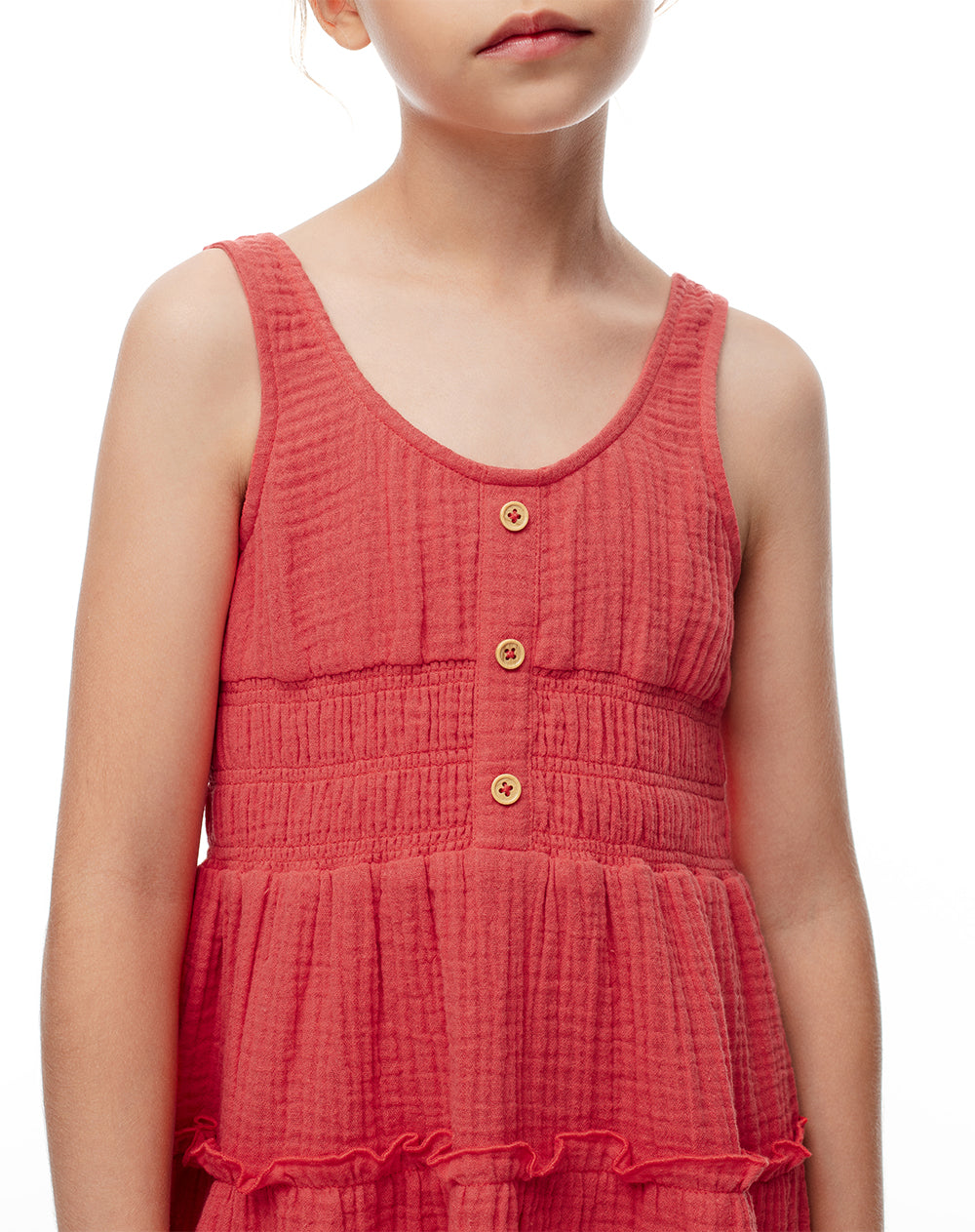 Vestido corto naranja