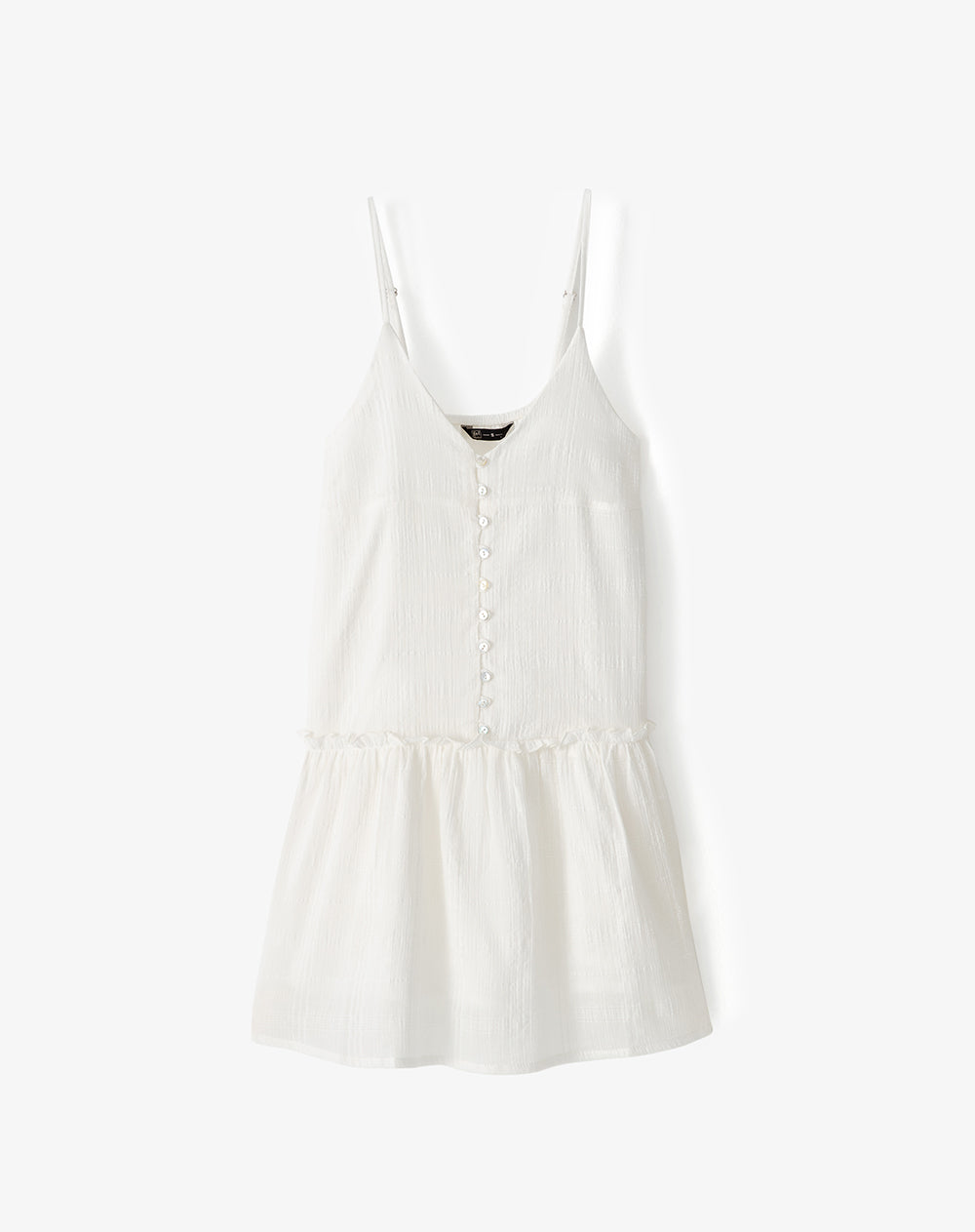 Vestido corto blanco