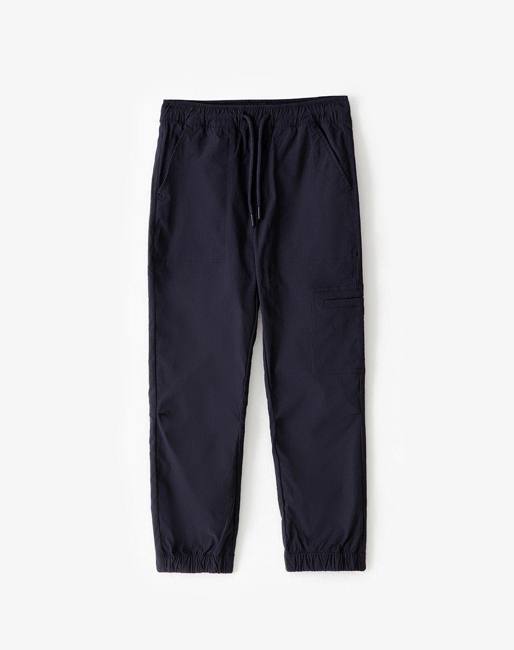 Jogger regular drill azul niño