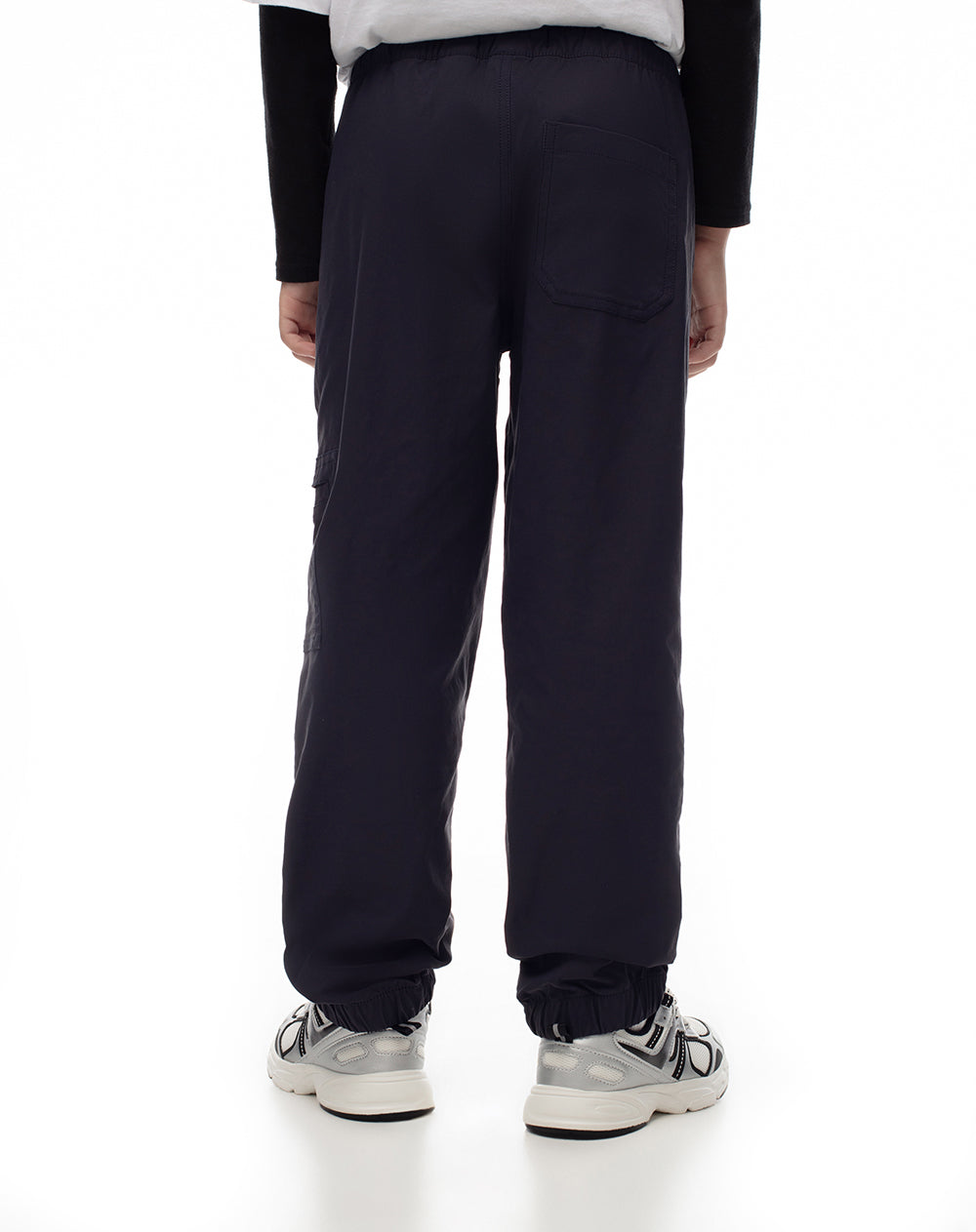 Jogger regular drill azul niño