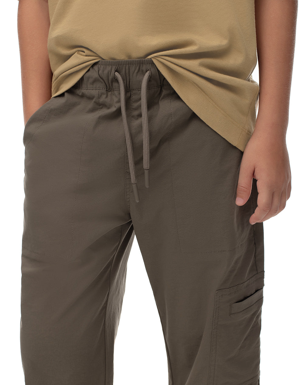 Jogger regular drill café niño