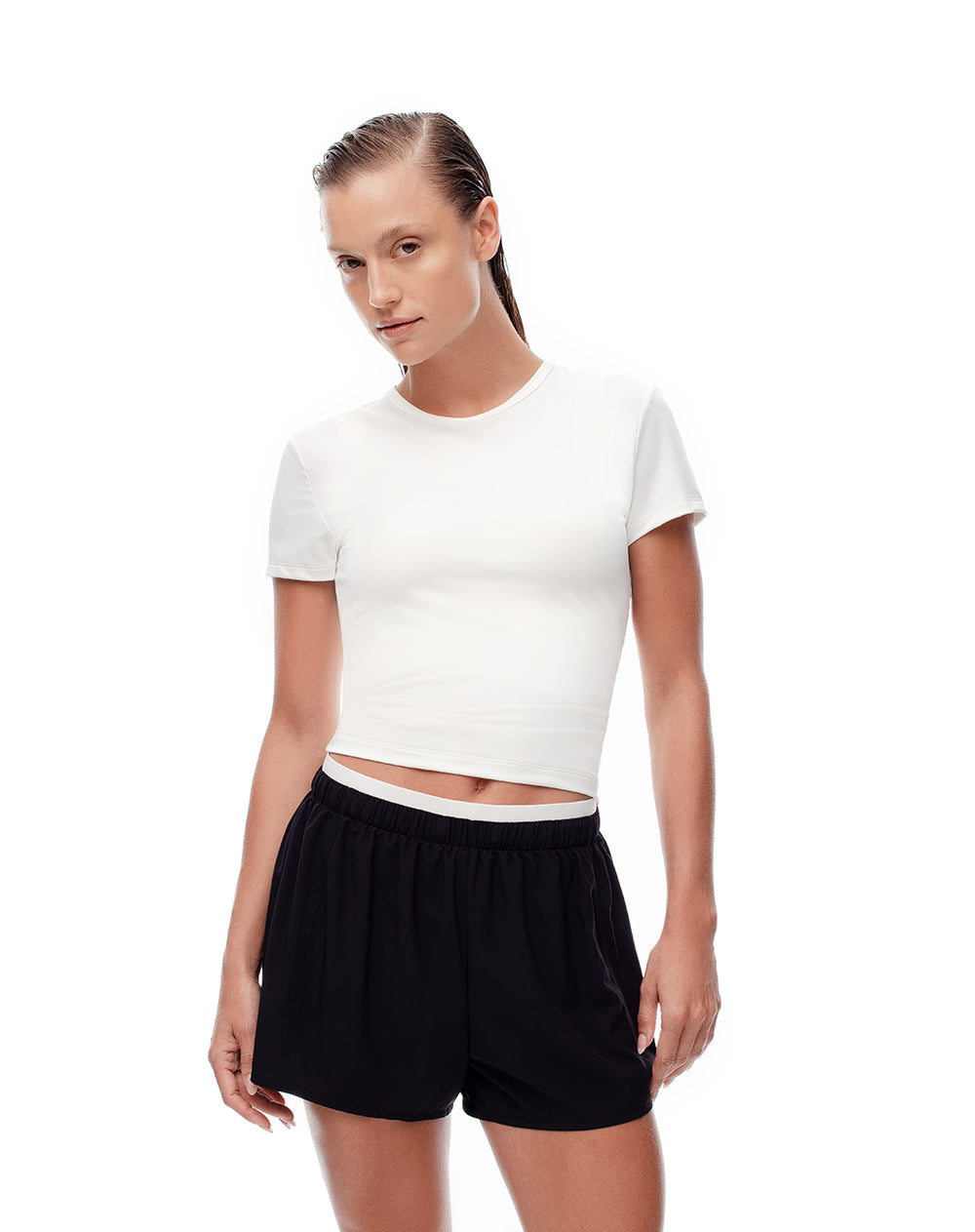 Short pantaloneta negro