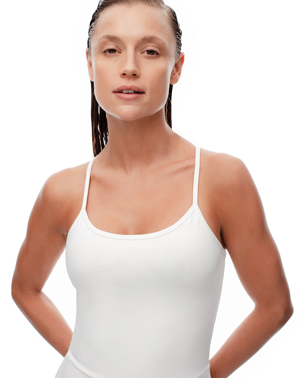 Vestido deportivo ciclista interno blanco mujer