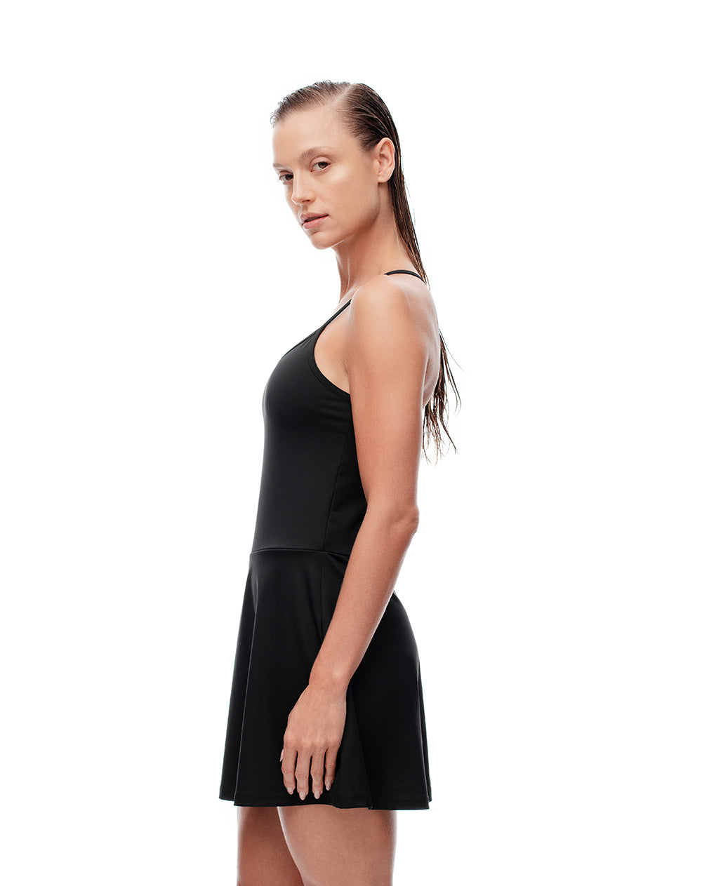 Vestido corto negro