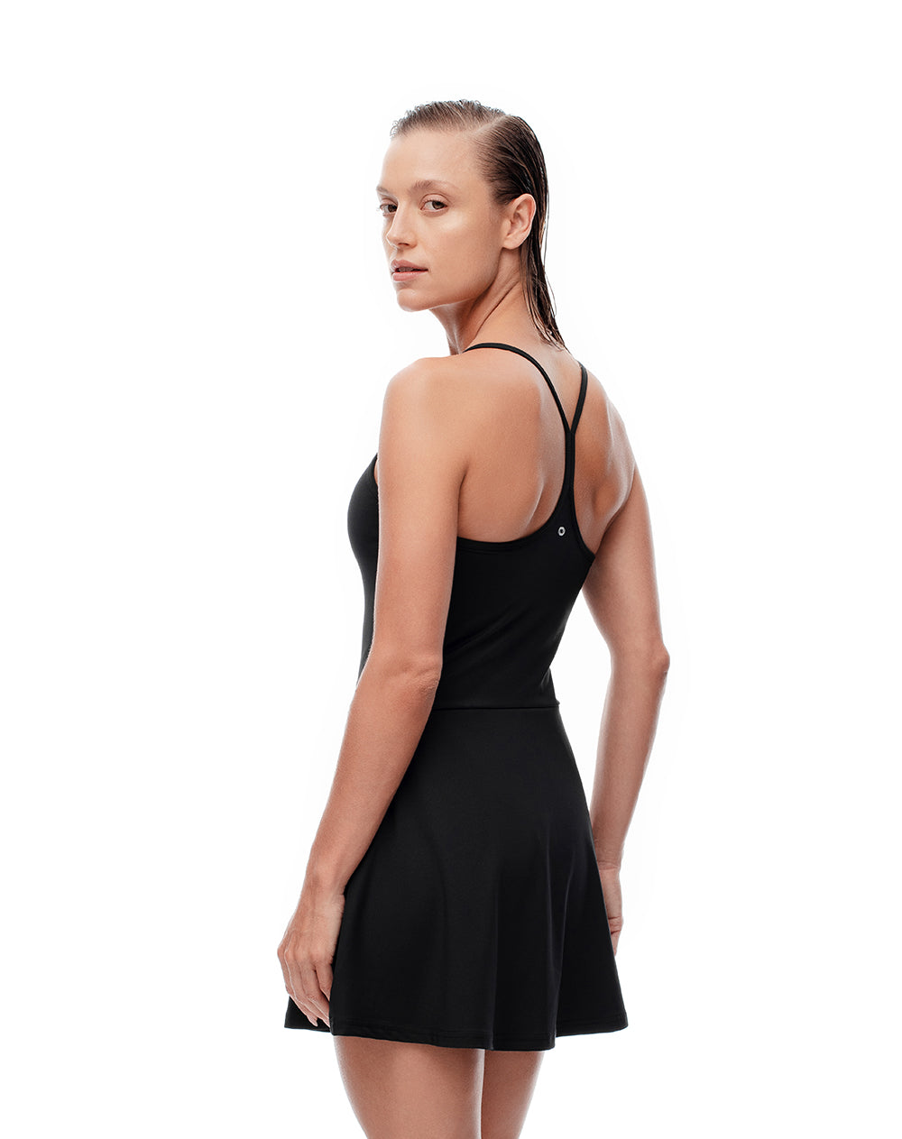 Vestido corto negro