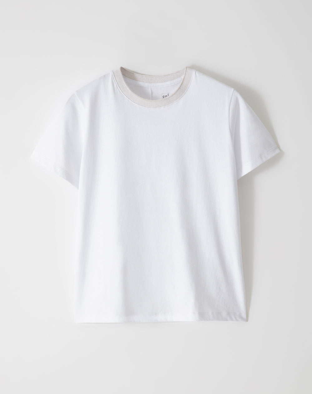 Pack x2 camiseta regular algodón negro + blanco mujer