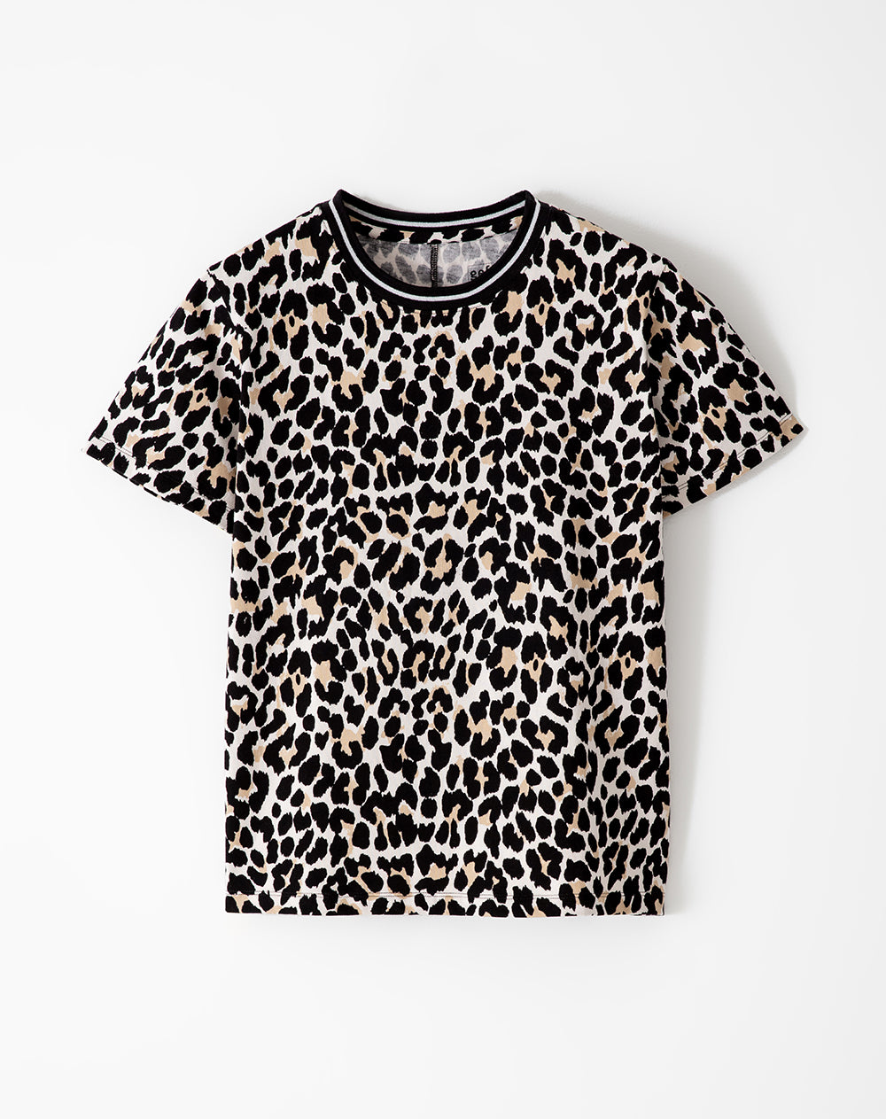 Camiseta Lexu regular fit manga corta habana estampada