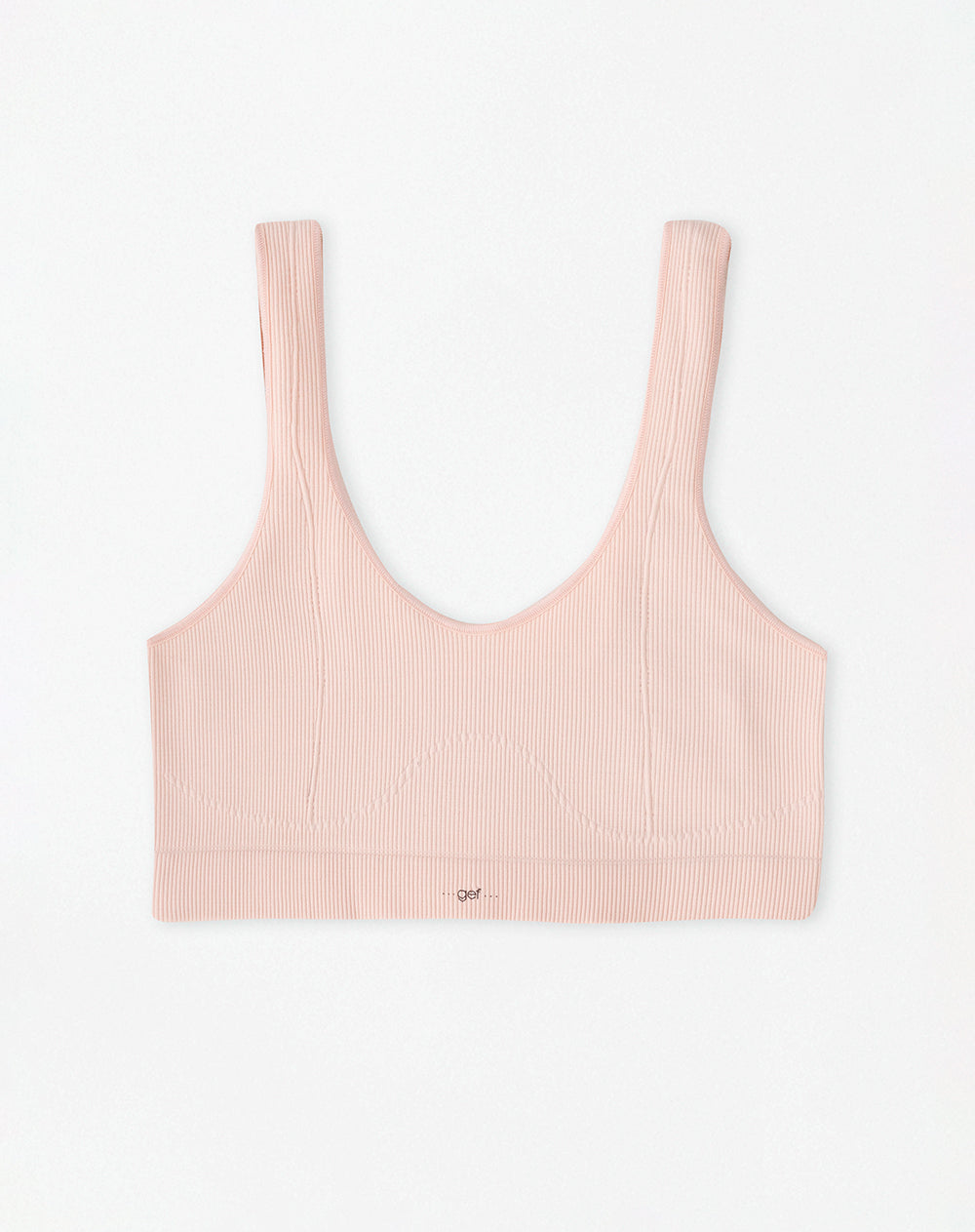 Top soporte medio pocas costuras melón