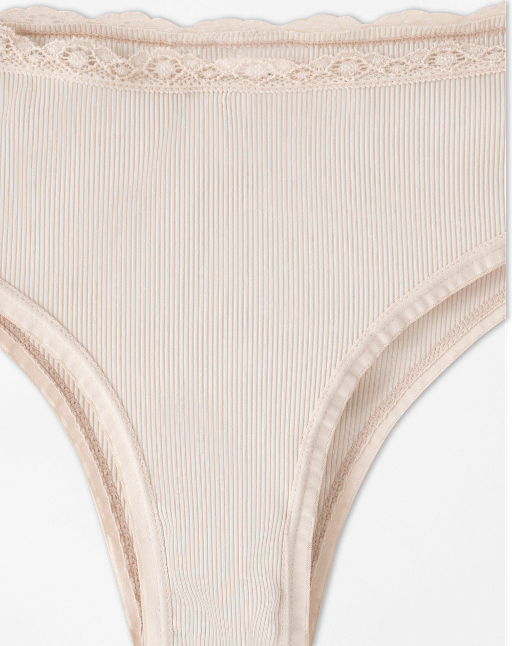 Panty cachetero  x3unds con encaje surtido